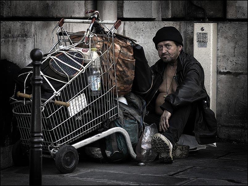 Photo sans-abri A  paris